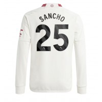 Fotballdrakt Herre Manchester United Jadon Sancho #25 Tredjedrakt 2023-24 Langermet